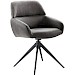 Eetkamerstoel Veda draaibaar microvezel antraciet