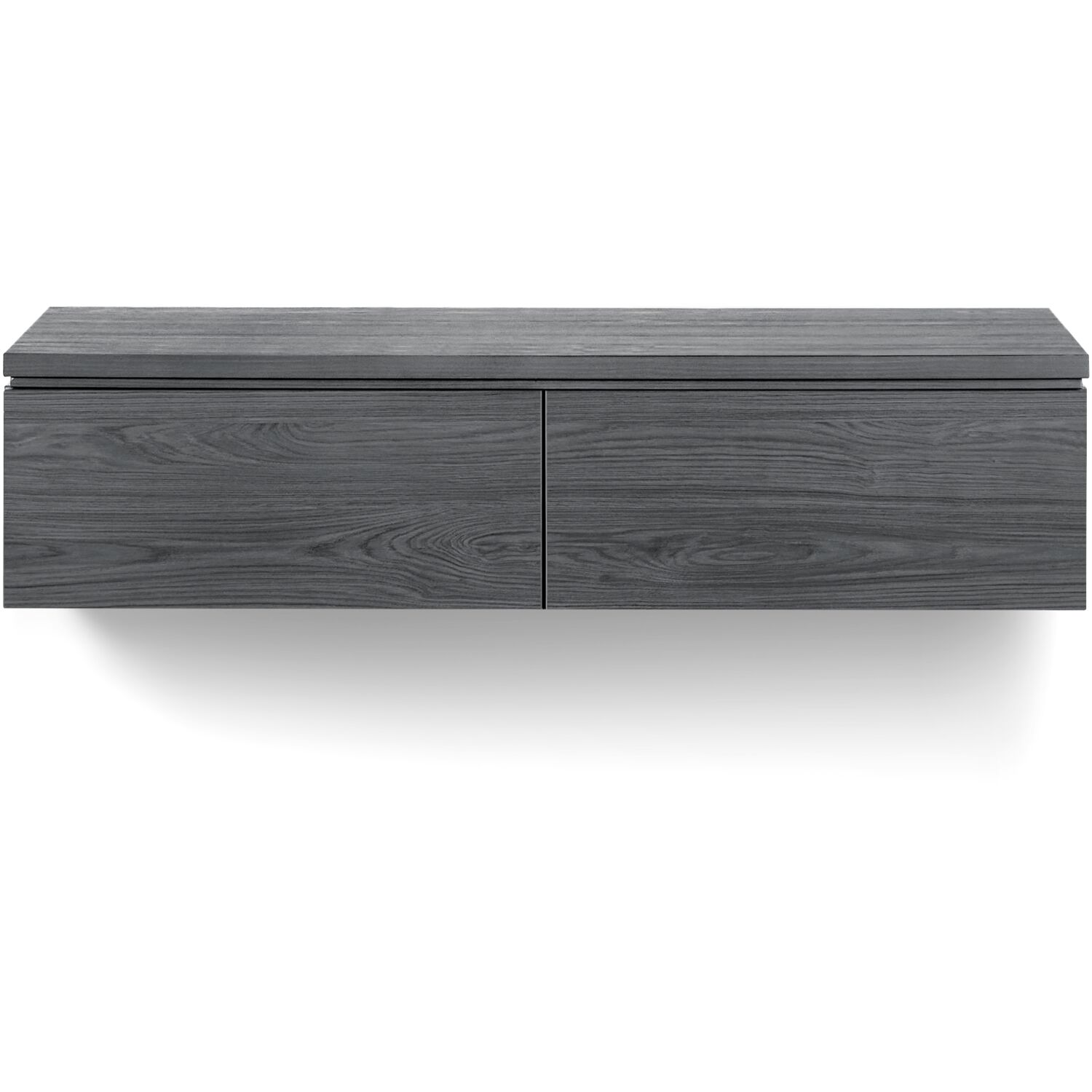 TV-meubel Warani laag 100 cm hangend zwart
