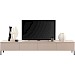TV-meubel Warani laag 200 cm grijs gelakt