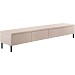 TV-meubel Warani laag 200 cm grijs gelakt