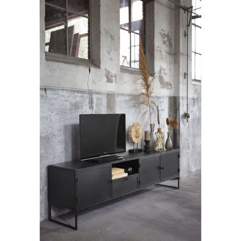 TV-meubel Orizone Zwart metaal