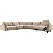 Hoekbank Levanzo met relax rechts taupe