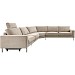 Hoekbank Levanzo met relax links taupe