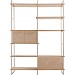 Wandkast Sistema 226x166x45 cm lichtgrijs