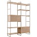 Wandkast Sistema 226x166x45 cm lichtgrijs