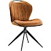 Eetkamerstoel Tantini draaibaar microvezel cognac
