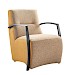 Fauteuil Metal caramel bronze