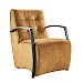 Fauteuil Metal cognac