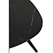Salontafel Fitura keramiek 40x40 cm vierkant zwart