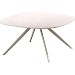 Salontafel Fitura keramiek 80x80 cm vierkant wit