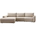 Hoekbank links Nelonia beige