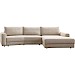 Hoekbank rechts Nelonia beige