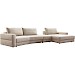 Hoekbank rechts Nelonia beige