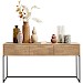 Sidetable Parete 150x40 cm rechthoekig bruin