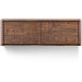 TV-meubel Lantani 2-deurs hangend dark mango