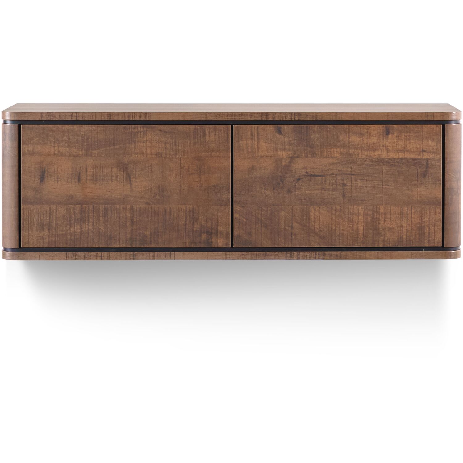 TV-meubel Lantani 2-deurs hangend dark mango