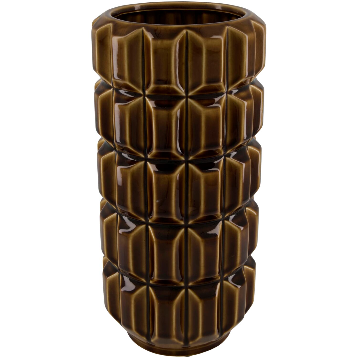 Vaas Diveria keramiek bruin small