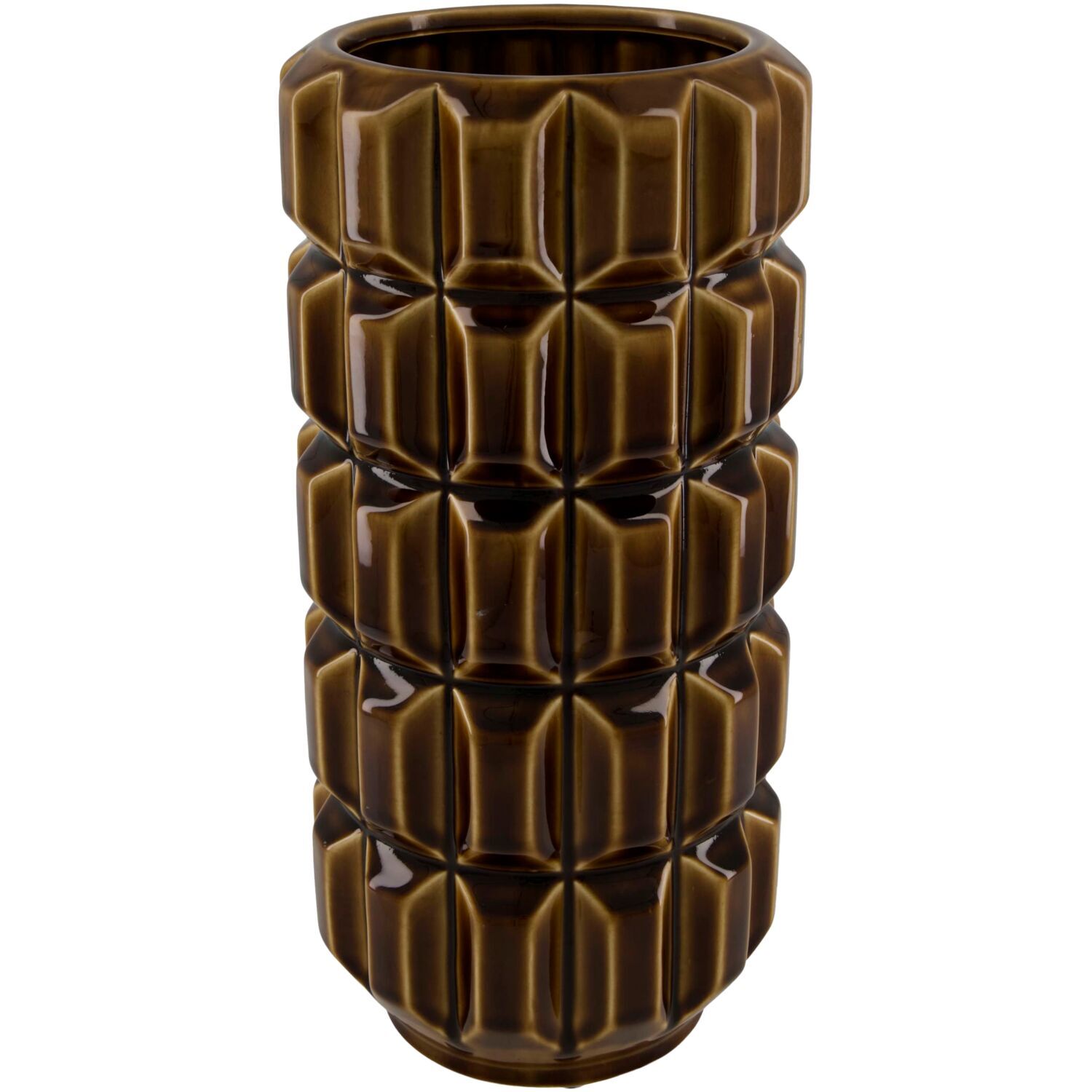 Vaas Diveria keramiek bruin small