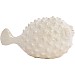 Decoratiebeeld Mannu vis keramiek beige large