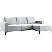 Hoekbank rechts Fabria lichtgrijs basic comfort