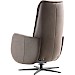 Relaxfauteuil Lerira met sta-op M bruin leer