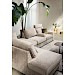 Hoekbank links Licato taupe relaxfunctie excellent comfort hocker