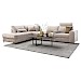 Hoekbank links Licato taupe relaxfunctie excellent comfort hocker