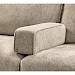 Hoekbank rechts Licato taupe relaxfunctie excellent comfort hocker