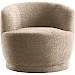 Draaifauteuil Fiumi taupe