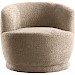 Draaifauteuil Fiumi taupe
