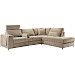 Hoekbank rechts Licato taupe relaxfunctie excellent comfort