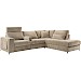 Hoekbank rechts Licato taupe relaxfunctie excellent comfort