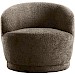 Draaifauteuil Tenna bruin