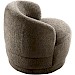 Draaifauteuil Tenna bruin