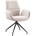 Eetkamerstoel Gavio met armleuning draaibaar beige