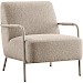 Fauteuil Posano bouclé beige