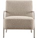 Fauteuil Posano bouclé beige