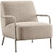 Fauteuil Posano bouclé beige