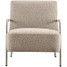 Fauteuil Posano bouclé beige