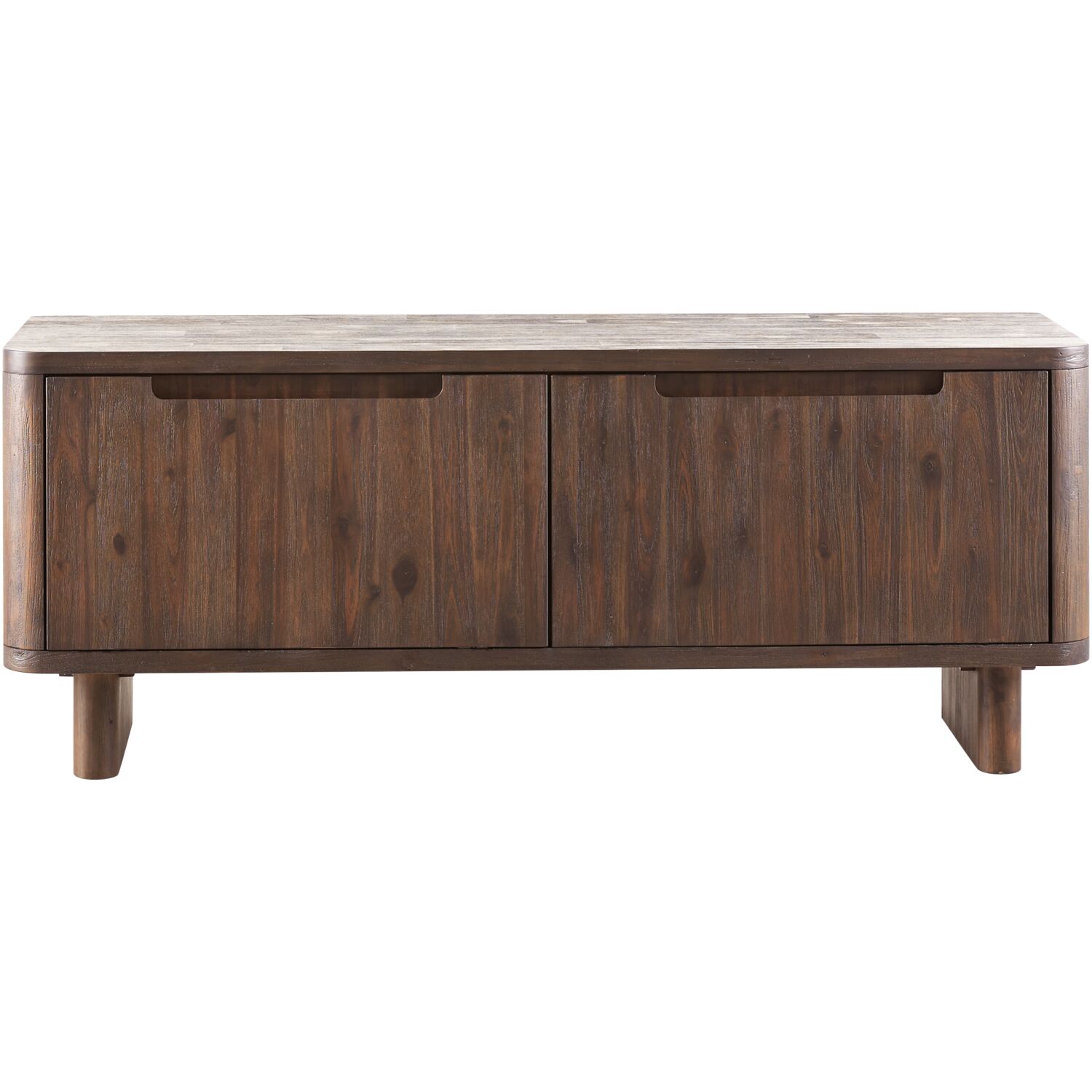 Tv-meubel Tondato 144 cm bruin acaciahout