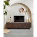 Tv-meubel Tondato 210 cm bruin acaciahout