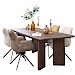 Eettafel Tondato acaciahout 190x100 cm organisch
