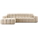 Hoekbank links Tirato beige premium comfort