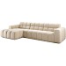 Hoekbank links Tirato beige premium comfort
