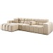 Hoekbank links Tirato beige premium comfort