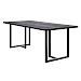 Eettafel Vinito 220x95 eiken fineer zwart