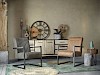 Fauteuil PARANTINO stof taupe
