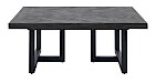 Salontafel Vinito 95x95 eiken fineer zwart