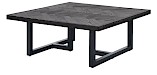 Salontafel Vinito 95x95 eiken fineer zwart