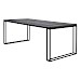 Eettafel Vinito 220x95 eiken fineer zwart